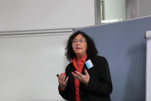 Heidemarie Hille, Geschäftsführerin aerophelia ltd., beim Vortrag auf dem Controllertag 2015